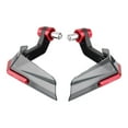 thumbnail image 2 of DYNWAVECA Motorcycle Hand Protector Deflector Guard Anti Debris Universal Hand Guard Protector for Bike Enthusiast Motocross Bike Red, 2 of 7
