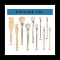 thumbnail image 5 of 10 PCS Assorted Size Paint Brush Gilding Brush Hair Duster Flat Brush Sweep Mops for Watercolor, Wash, Ceramic, 5 of 7