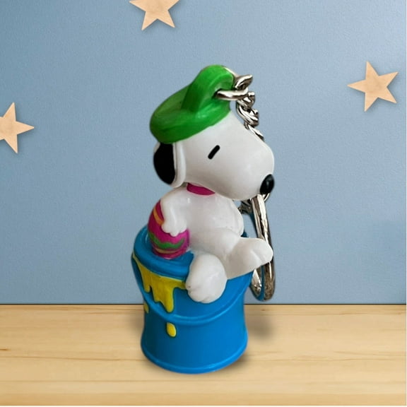 Ornament Snoopy & Woodstock Valentines Christmas Figure Figurine 4” Dangler New