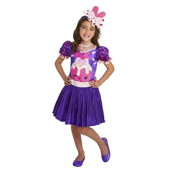 Num Noms Raspberry Cream Cupcake Num Deluxe Girl's Costume Small 4-6