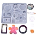 thumbnail image 1 of Earrings Casting Mold DIY Geometric Jewelry Silicone Mold Earrings Resin Mold, 1 of 8