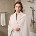 thumbnail image 4 of Surpdew Cotton Thick Extra Large Bath Towels 35 X 70 Inches, Quick Dry, Ultra Soft & Highly Absorbent Gray Bathroom Towel Sets for Bathroom, Gym, Spa, Pool & Hotel, 4 of 6