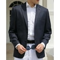 thumbnail image 2 of P&L Mens Sport Coat Classic Fit JacketStretch Plaid Blazer Stretch Blazer, 2 of 6