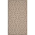 thumbnail image 1 of Safavieh Courtyard Brown Indoor Outdoor Rug - Runner 2'7" x 5', 1 of 1