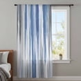 thumbnail image 4 of Blue Gray Sheer Curtains 45 Inches Long, Modern Simple Abstract White Ombre Texture Light Filering Curtains, Breathable Simi Curtain Privacy Drapes for Kitchen Bathroom Small Window Treatment, 4 of 9
