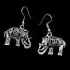 thumbnail image 2 of Antique Bohemia Carved Patterns Elephant Charms Women Girls Dangle Earrings, 2 of 3