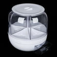 thumbnail image 6 of Miumaeov 6-Grid 360° Rotating Grain Dispenser Kitchen Dry Food Rice Container Cereal Storage Tank, 6 of 15