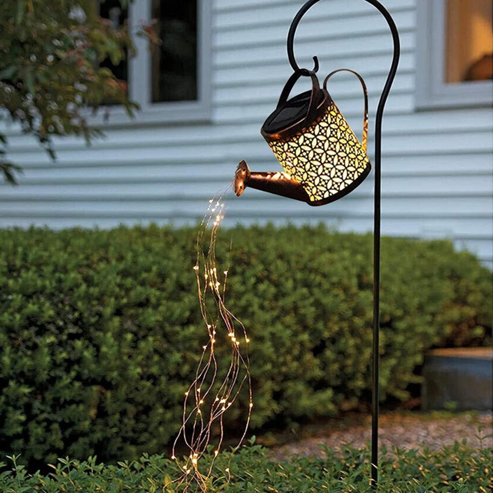 Mfigree Solar Hollow Shower Art Lamp Controlled Modern Dimmable Standing Lamp LED Floor Lamp Suitable for Bedroom Bedside Living Room Desk Decorations