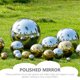 thumbnail image 2 of Espejo reflectante espejo pulido pulido al aire libre bola de bola de bola decoración de bola de jardín, 2 of 5