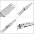 thumbnail image 2 of Graflsoa Pink Stainless Steel Watch Strap with Buckle - 20mm Universal Fit, Durable & Comfortable Design for Smart & Traditional Watches, 2 of 7