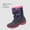 BERRY, variant on Dream Pairs Boys & Girls Winter Zip Snow Boots Outdoor Warm Waterproof Sport Snow Boot DUCKO BLACK/ROYAL Size 1