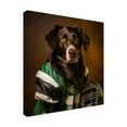 thumbnail image 4 of Canvas Wall Art - Sean Parnell 'Football 3' Wall Art for Living Room, Bedroom, or Office Décor by Trademark Fine Art - 14 x 14 Inches, 4 of 4