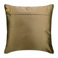 thumbnail image 2 of The HomeCentric Pillow Covers With Zippers, Beige Pack of 2, 20x20 inch (50x50 cm) Couch Pillow&nbsp;Cases, Satin Textured, Knotted Zippered Pillow Covers, Solid Color - Satin Days, 2 of 3