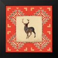 thumbnail image 2 of Marrott, Stephanie 15x15 Black Modern Framed Museum Art Print Titled - Deer Blanket, 2 of 5