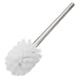 thumbnail image 3 of Chrome Round Wall Mounted Toilet Brush and Frosted Glass Toilet Brush Holder, 3 of 3
