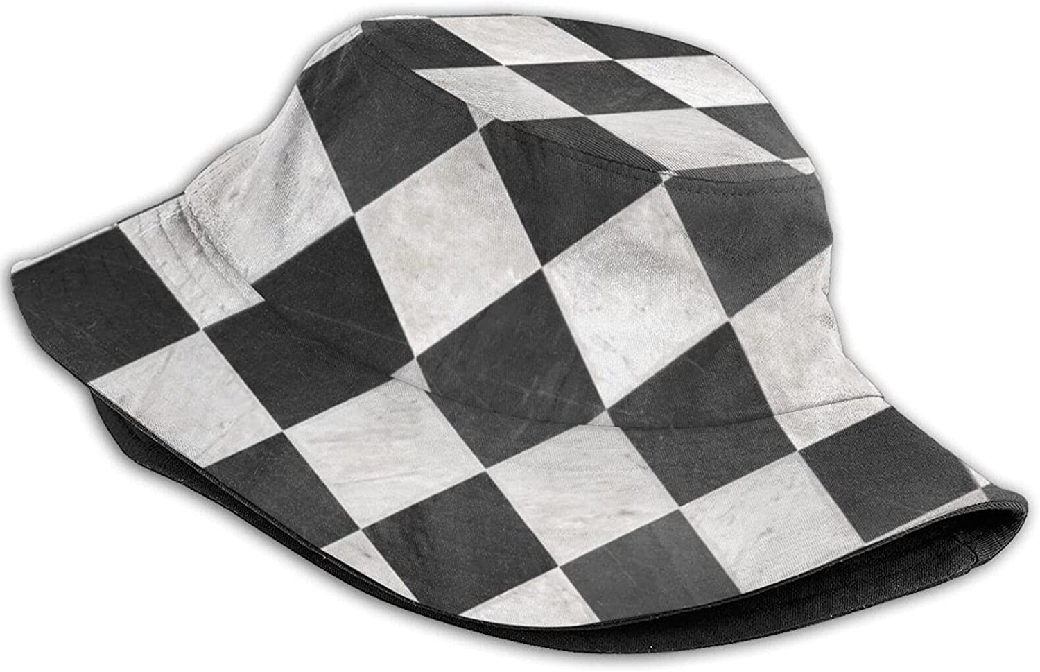 Checkered Bucket Hat for Men Women 