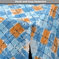 thumbnail image 4 of Retro Dog Crate Cover, Grungy Design of Argyle Inspired Pattern Classic Checkered Scenery, Easy to Use Pet Kennel Cover for Medium Large Dogs, 35" x 23" x 27", Blue Pale Blue, by Ambesonne, 4 of 6