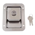 thumbnail image 2 of Cerradura de Puerta Empotrada Montaje Empotrado para Caja de Herramientas Acero Inoxidable, 2 of 7