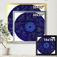 thumbnail image 4 of Designart 'Zodiac Signs and Zodiac With Constellations' Modern Framed Art Print, 4 of 4