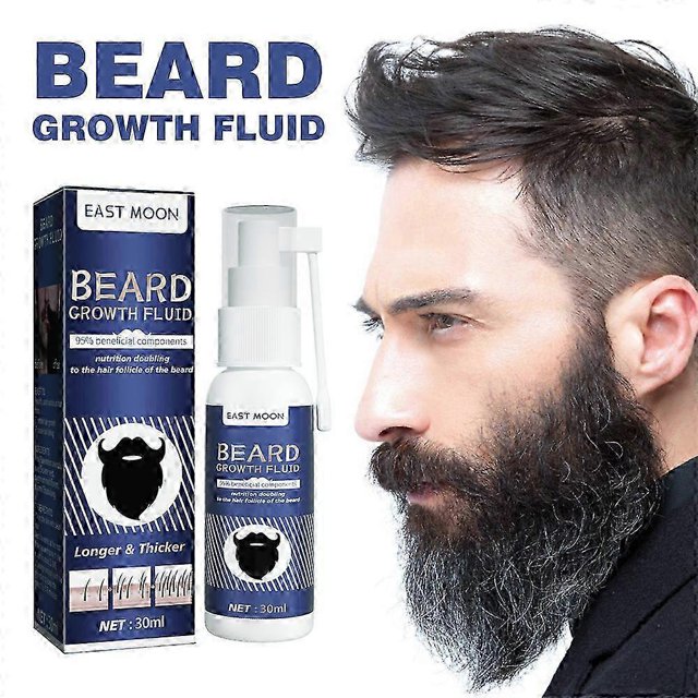 Aceite líquido para el crecimiento de la barba de hombre, nutritivo, para el crecimiento del vello del pecho y la barba, aceite esencial para el cuidado profesional, 1 unidad
