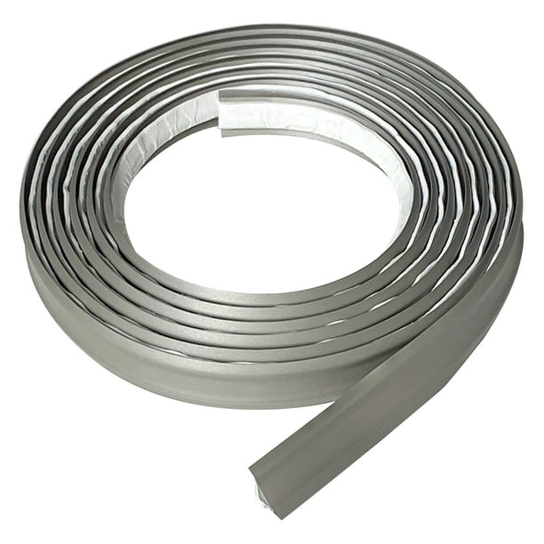 InstaTrim 3/4" Flexible Trim, Moulding & Caulk Strips, Gray, 10 ft, 1