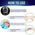 thumbnail image 4 of 2-pack Dentures Cosmetic Teeth Comfortable Upper And Lower Dentures Veneers Cosmetic Teeth, 4 of 5