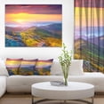 thumbnail image 1 of Fleurs de Rhododendrons dans des Collines Colorées - Impression sur Toile de Photographie de Paysage, 1 of 3