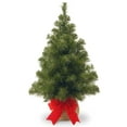 thumbnail image 2 of 24" x 16" Green and Brown Artificial Christmas Tree with Burlap Bag, 2 of 2