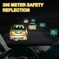thumbnail image 6 of Uxcell Reflective Stripe Stickers, High Visibility Reflective Decals Safety Warning Decals for Cars Motorcycles Red, 6 of 7