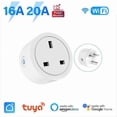 thumbnail image 2 of 16A/20A Tuya WiFi Smart Plug Smart Life APP Control Standard Smart Power, 2 of 5