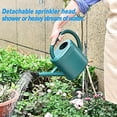 thumbnail image 5 of Yucoolhai Watering Cans 1 gal Green Plastic Watering Can with Long Spout and Upgraded Shower Head, 5 of 9