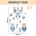 thumbnail image 3 of 2L Hot Water Bottle with Soft Velvet Cover PVC Hot Water Bag for Pain Relief Long-Lasting Warmth Carton Owls, 3 of 8