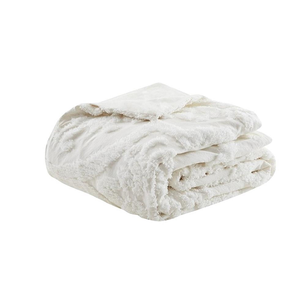Pemberly Row 3 Piece Tufted Cotton Chenille Duvet Cover Set
