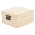 thumbnail image 6 of WHAMVOX Small Wooden Jewelry Box for DIY Painting Square Craft Box with Lid Decorative Storage Wooden Chest for Jewelry Keepsakes, 6 of 8