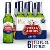 Stella Artois Liberte Domestic Beer 6 Pack 11.2 fl oz Glass Bottles 0% ABV