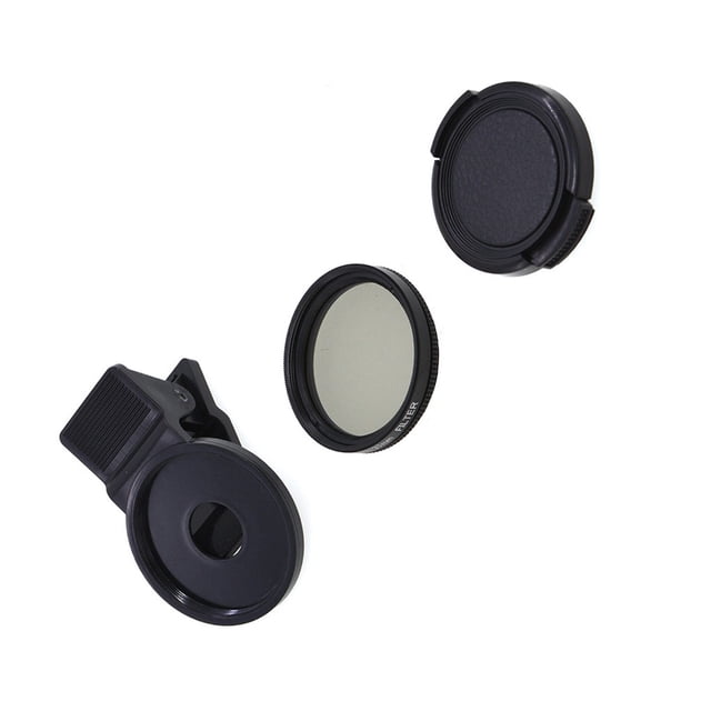 Sidaley Universal CPL Cámara de teléfono profesional Polarizador circular Lente CPL Lente reductora de luz perdida para una foto más clara Teléfono y Comunicación