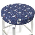 thumbnail image 3 of Bingfone Squirrel Flower Padded Round Bar Stool Cover Cushion with Elastic Fabric Round Chair Seat - Squirrel Flower, 3 of 7