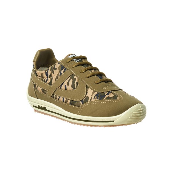 Tenis Panam Hombre Mujer Juvenil Textil Camuflaje Casual verde 27 Panam 126C1J