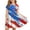 Multicolor4, variant on YUANxueke 4th of July Dresses for Girls Crew Neck Short Sleeve Mini A-Line Dress Independence Day Outfit for 4-14 Years