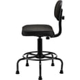 thumbnail image 3 of Global Industrial Ultra Comfort Fabric Stool, Black, 3 of 7