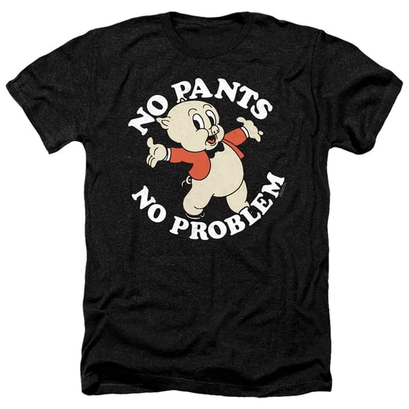 Looney Tunes No Pants Adult Heather Black
