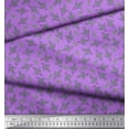 thumbnail image 2 of Soimoi Cotton Cambric Fabric Artistic Leaves Printed Fabric 1 Yard 42 Inch Wide, 2 of 3