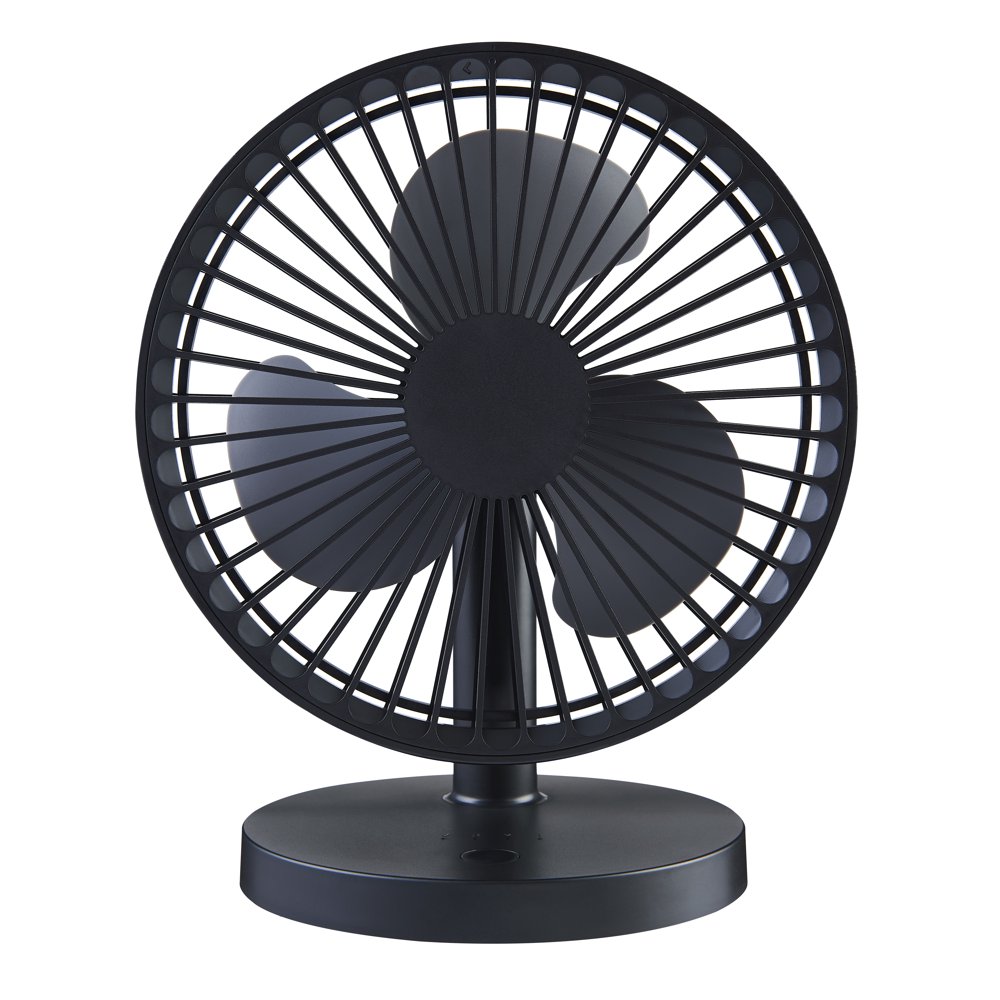 Mainstays 6" Rechargeable USB Fan for Personal Use White Walmart