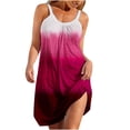 thumbnail image 2 of Pisexur Camisole Sans Manches Col Rond Robe d'Été Confortable Mode Décontractée Sans Manches Col Rond Robe Imprimée Robe Femme, 2 of 4