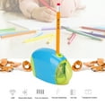 thumbnail image 3 of Electric Pencil Cutter Sharpener, Universal Transparent Window for 6-8mm 2B HB Pencils Classroom/Office/Home Supplies, 3 of 8