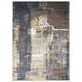 thumbnail image 3 of Luxe Weavers Abstract Gray Gold Size 8x10 Area Rug Contemporary Carpet, 3 of 5