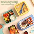 thumbnail image 2 of Huayishang Lunch Box for Women Student Lunch Box Set (Hc5227 Rectangular + Hy600A Oatmeal Cup Plastic + Insulation Bag) - White, Kitchen Essentials Clearance Sale White, 2 of 4
