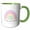 Green/White, variant on 3drose, She Is More Precious Than Rubies Proverbs 3 15 Bible Quote Rainbow, 15oz Mug