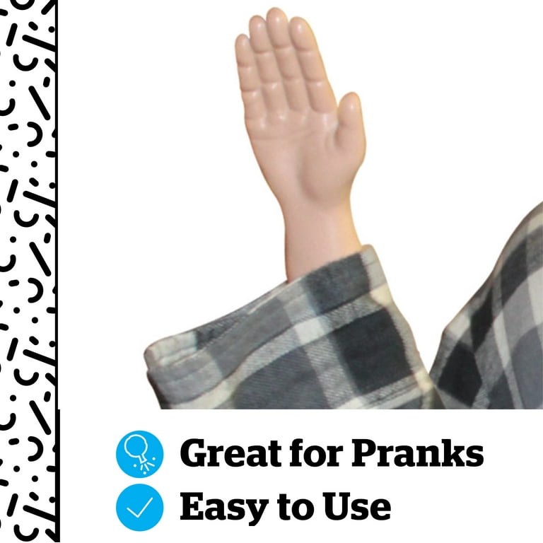 BigMouth Inc. Tiny Hands - Realistic Looking Tiny Hand Pair - 3-inch Small  Hands for Costumes and Pranks - Sturdy Plastic Mini Hands with Handles 