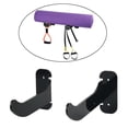 thumbnail image 4 of Montaje de almacenamiento Impermeable Acrílico Estante de almacenamiento Durable Estante de Montaje de Pared de pared Yoga Mat Rack de pared para band Negro SOLEDAD Estante de pared para yoga, 4 of 9